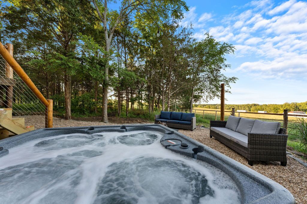 View from the hot tub