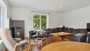 TV, fireplace, DVD player