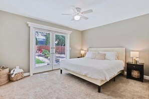 4 bedrooms, iron/ironing board, travel crib, WiFi