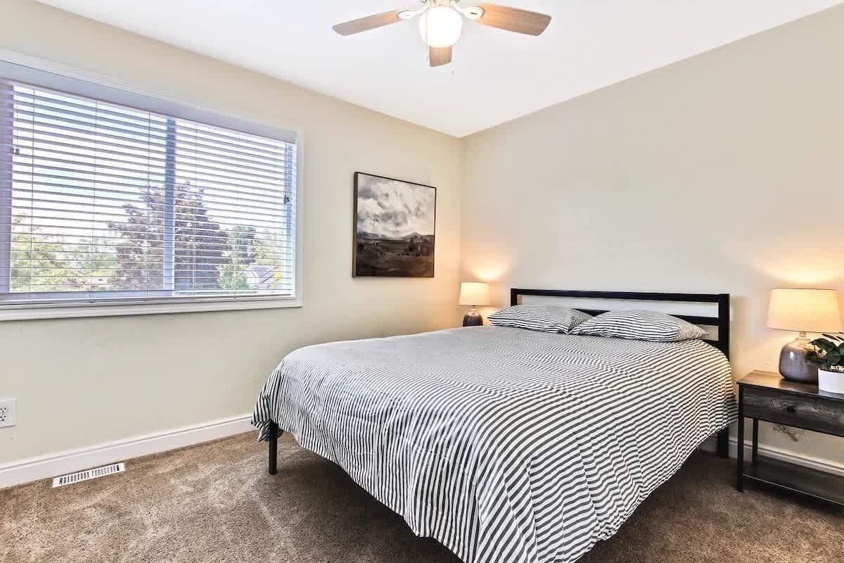 4 bedrooms, iron/ironing board, travel crib, WiFi