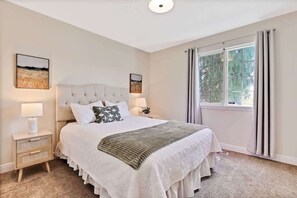 4 bedrooms, iron/ironing board, travel crib, WiFi
