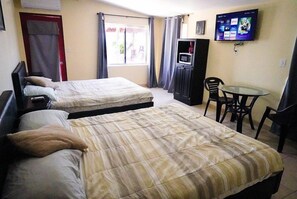 1 bedroom, internet, bed sheets