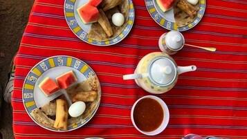 Free daily local cuisine breakfast