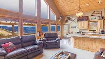 Smart TV, fireplace, stereo, offices