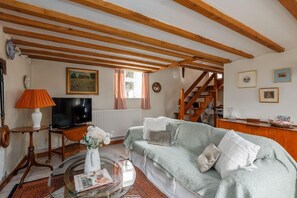TV connectée, cheminée