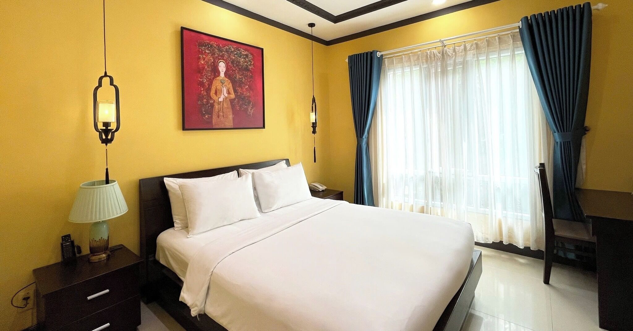 Habitación doble superior | Ropa de cama de alta calidad y caja de seguridad en la habitación 