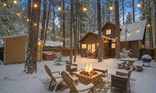 Log Spa Chalet at Bear Mountain