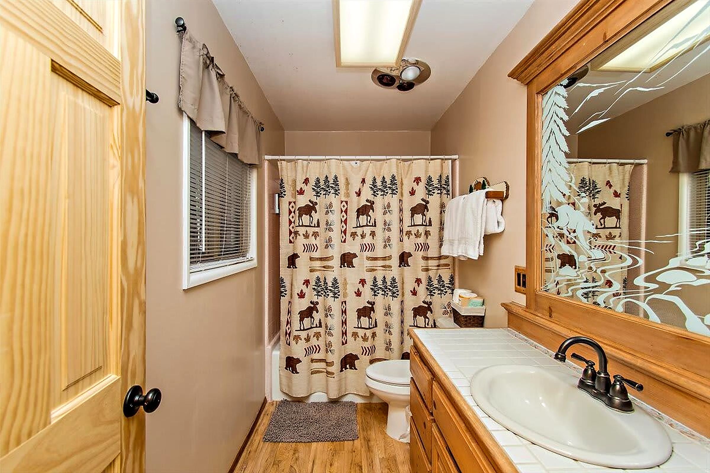 Bathroom with tub/shower combo