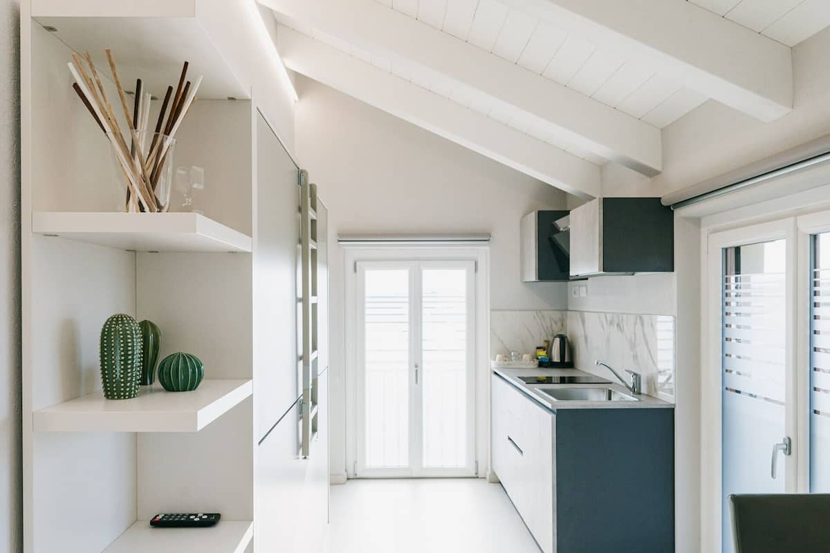 Superior kamer, kitchenette (CAMERA MONVISO) | 1 slaapkamer, een minibar, een kluis op de kamer, geluiddichte muren