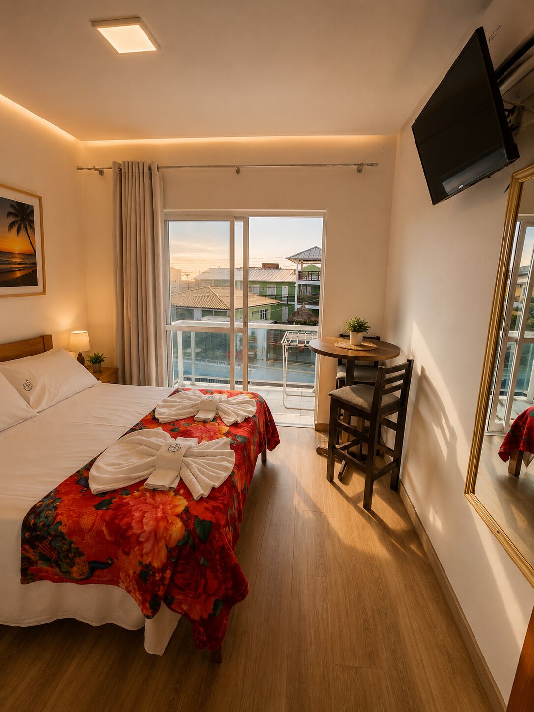 Hypo-allergenic bedding, laptop workspace, free WiFi