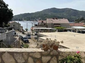 Blick von der Unterkunft