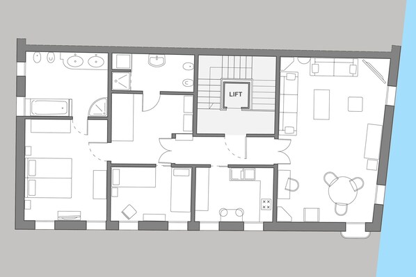 Planta do andar