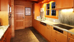 Fridge, dishwasher, cookware/dishes/utensils - Les Mélèzes by Interhome (Saas-Fee)
