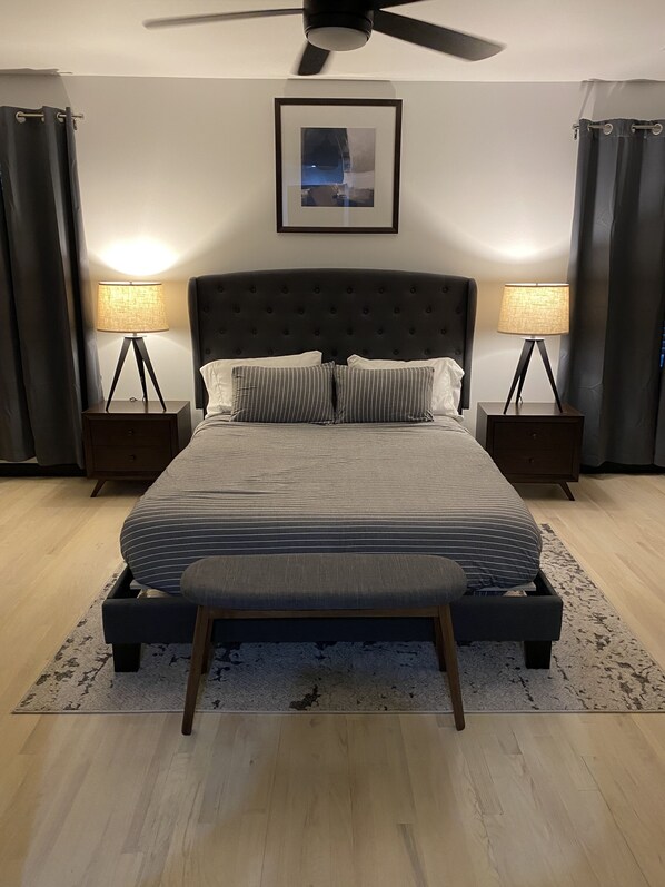 1 dormitori, escriptori, planxa i posts de planxar i wifi gratuïta 