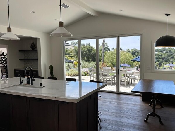Dining - Private Acre, Family Montecito Main Ranch Home, Redwood Studio Pool Ocean Views (Montecito)
