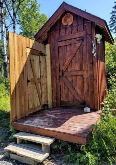 Site 11 Fisher Glamping Bunkie on Small Urban Farm