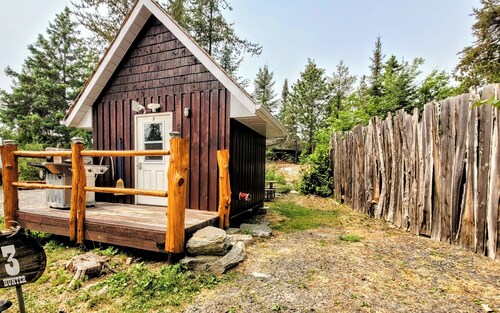 Site 03 Hunter Glamping Bunkie on Small Urban Farm