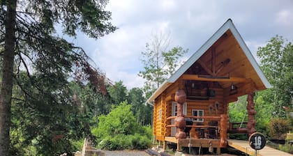 Site 16 Logger Glamping Bunkie on Small Urban Farm