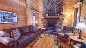 TV connectée, cheminée