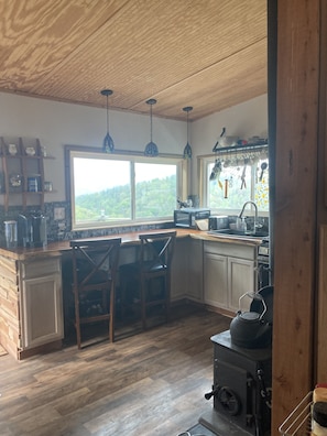 Microwave, oven, stovetop