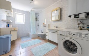 Shower, hair dryer