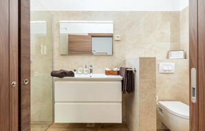 Een douche, een haardroger