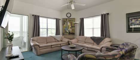 TV connectée, cheminée