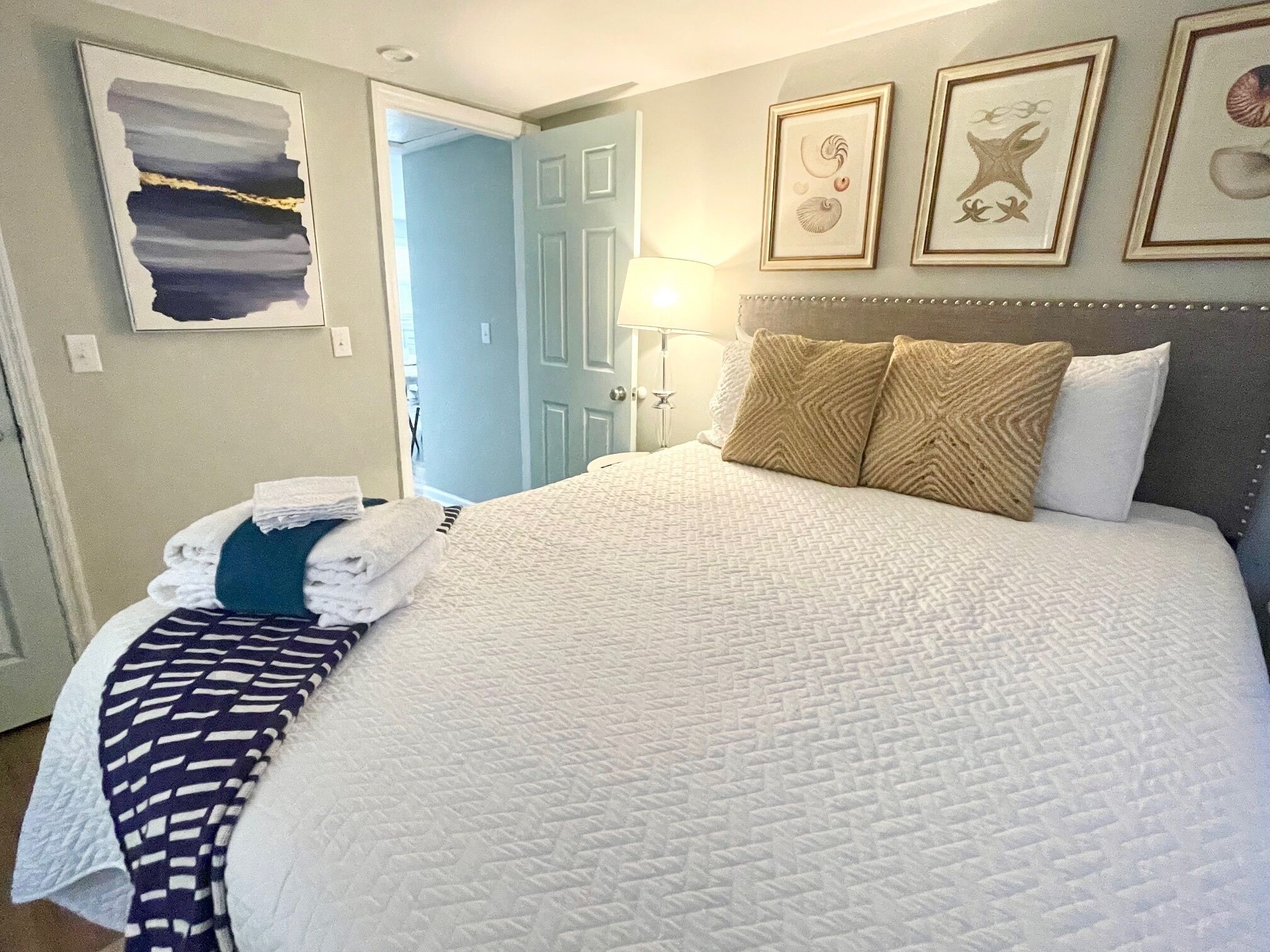 2 bedrooms, iron/ironing board, travel crib, WiFi