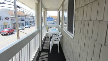 Panoramic Room, 2 Double Beds, Balcony, Ocean View | Terrace/patio