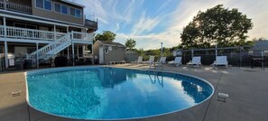 Alberca al aire libre por temporada