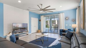 TV, table football - Fabulous 7 bed pool home, gated community with FREE ACCESS to resort facilities! (Kissimmee)