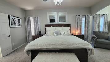 5 chambres, bureau, fer et planche à repasser, accès au Wi-Fi (inclus)