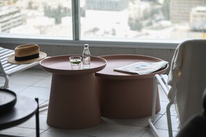 Balcony - Experience 3BR High-Floor Duplex (Tel Aviv)