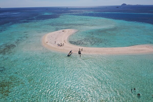 Beach nearby, white sand