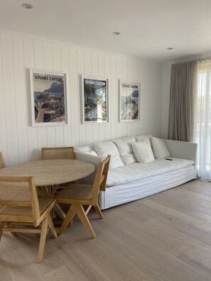 Living area - North-facing, top Floor, Coastal Apartment (Coogee)