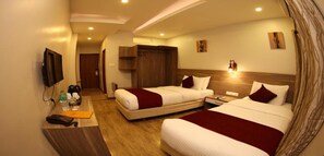 Deluxe Twin Room | Free WiFi, bed sheets - MeroStay 166 Hotel Arts (Kathmandu)