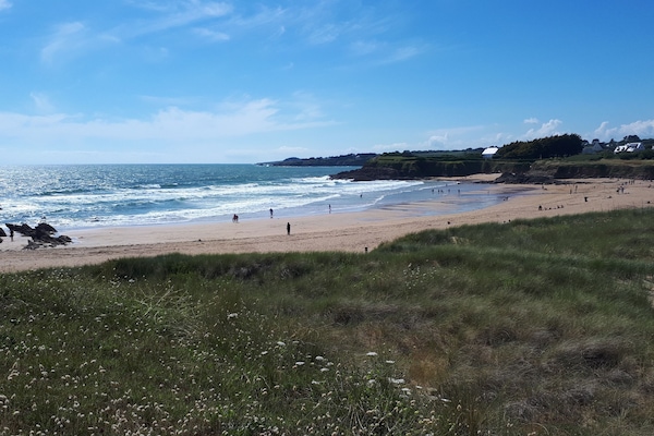 la plage de sable fin (bellangenet) à 4 minutes de marche