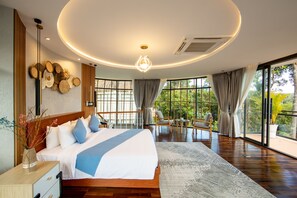 Luxury Villa | 1 bedroom, premium bedding, down comforters, pillowtop beds - Bird Nest Villas by Mafiya (Koh Rong)