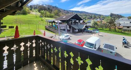 Studio-Kabine nahe der Seilbahn Morillon