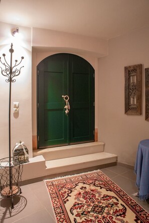 Interior entrance