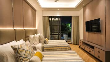 Chambre Affaires avec lits jumeaux, fumeurs, vue ville | Vue sur la ville