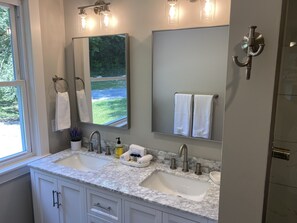 Shower, hair dryer, towels, soap - Hip Donelson close to great restaurants and shopping. Easy access to Nashville. (Nashville)