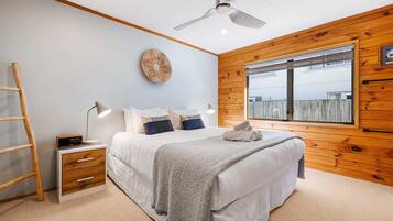 4 bedrooms, iron/ironing board, travel crib, WiFi