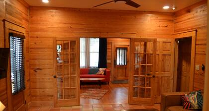The Cabin on Main. Fully furnished home on Main St in downtown Jasper.