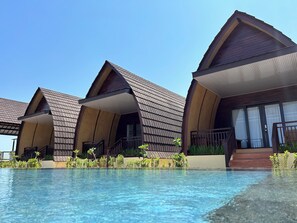 Poolside Villa | Vue de la chambre