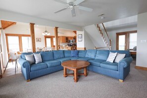 Smart TV, DVD player, books