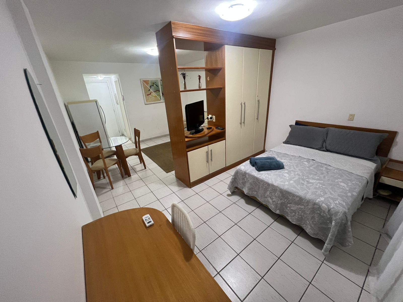 Familiestudio, 1 dobbeltseng med sovesofa, eget bad, havutsikt | Individuelt dekorert, individuelt innredet, skrivebord og lydisolert