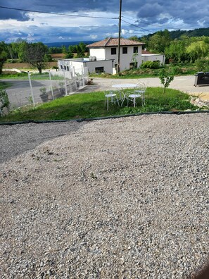 Outdoor dining - Chalet en A de la Motte-fanjas (La Motte-Fanjas)