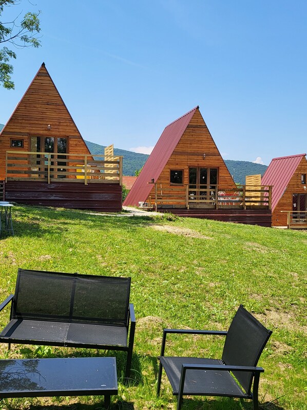 Terrace/patio - Chalet en A de la Motte-fanjas (La Motte-Fanjas)