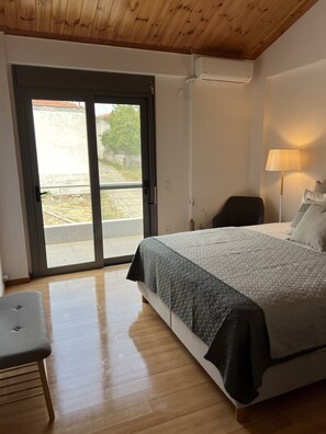 1 غرفة نوم وواي فاي وملاءات أسرّة